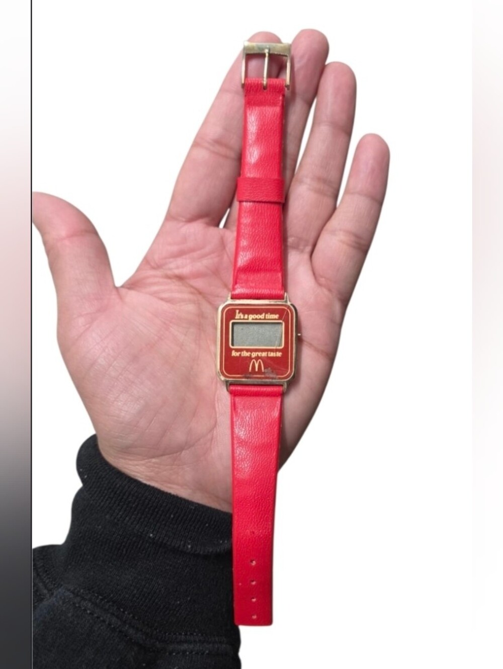 Vintage McDonald's Red Digital Watch Not Tested